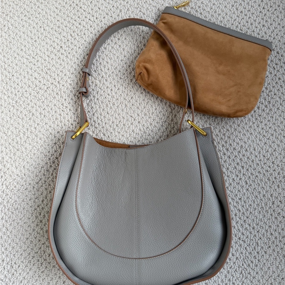 Smaak Amsterdam Ravel Tote in Taupe Leather, EUC - Picture 3 of 5